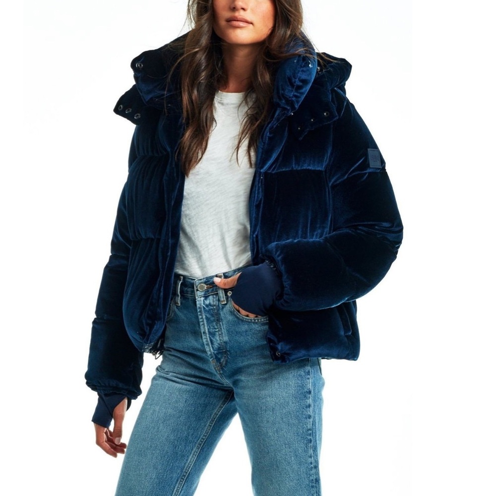 SAM. SOPHIA VELVET BOMBER - Picture 3 of 10